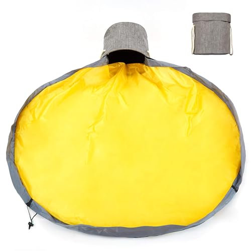 Spielzeug Aufbewahrungskorb Kinder mit Deckel, Aufbewahrungstasche für Lego Organizer Taschen Tragbare Spielmatte 150cm Großes Spielzeugsack 150cm - Schnellere Aufräumung (Grau-XL)