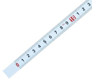 Powertool Selbstklebendes metrisches Skalenlineal, Edelstahl, Gehrungsbandmaß für T-Schienen-Fräser, Tischsäge, Holzbearbeitungswerkzeug (Silber, links nach rechts, 0–1 m)