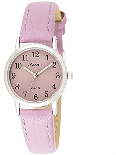 Ravel - Women's Pastel Coloured Everyday Watch (27mm case) - Purple/Silver Tone