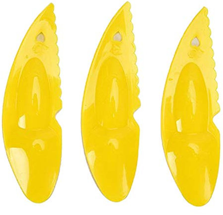 JIMINISO 3pc/set Kiwi Spoon Plastic Candy Color Kiwi Dig Scoop Vegetable Fruit Knife Slicer Peeler Cutter Kitchen Tools