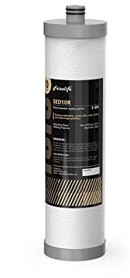 Frizzlife SED10R - Cartucho de filtro de repuesto para filtros de agua DW10, TW10, DW10F, TW10F