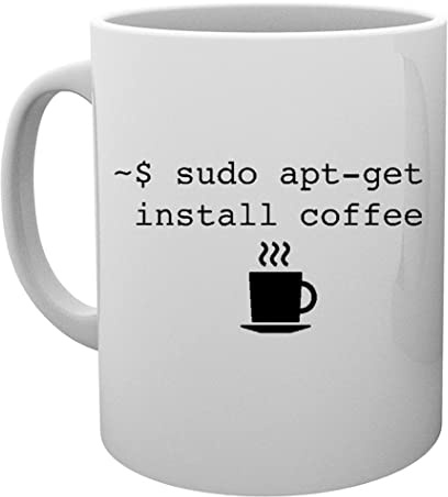 Command Line Coffee Install Becher Tasse Mug Cup