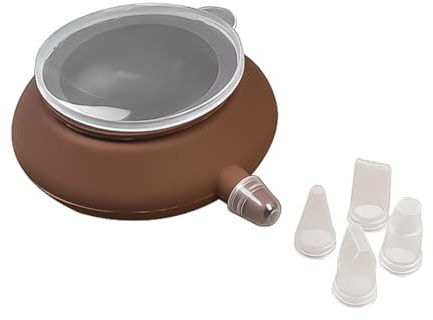 ANCLLO Piping Dispenser with Piping Nozzle Set for Icing Tips Couplers Baking Cupcakes Cookies Supplies Tools