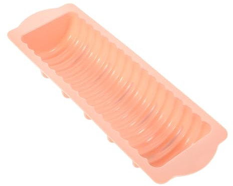Ciieeo 2pcs Bread Loaf Moulds Silicone Cake Moulds for Baking Easy Clean Random Color
