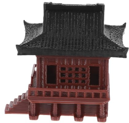 BEBEMOKO Aquarium Deko Bonsai-Modell Aquarium-pagodendekoration Aquariendekoration Pagodengartenstatue Miniaturfigur Mini- -Statue Japanisches Shinto-Torii- Pagodenaquarium Gartenschmuck Pp