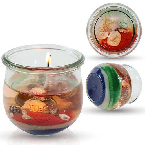 Vela Decorativa Artesanal – Envase Reutilizable, Centro de Mesa y Regalo Original para Hogar.