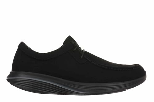 MBT M3100 Zapatos Casual para Hombre Estilo Moderno. Diseño en Ante Sintético con Cordones para un Ajuste Calzado Fisiológico de Confort y Estabilidad con Suela Balancín.