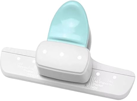 predolo Perforadora de papel de 3 agujeros, pequeña perforadora de agujeros para carpetas, archivos, manualidades, tareas de oficina
