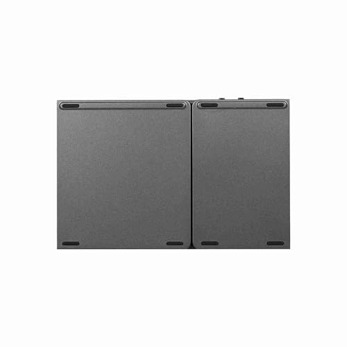 Fesjoy Ultratunt Trådlöst BT-tangentbord Minivikbart Tangentbord med Pekplatta för //iOS - Bärbart BT-tangentbord för Mobiltelefon Tablet Bärbar Dator - Tyst Tangenttryckning Snabbskrivning (Grå)