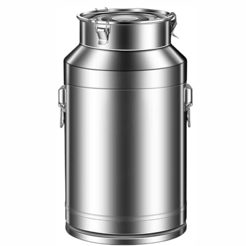 seau alimentaire 5-100l avec couvercle inox hermétique,A-11L