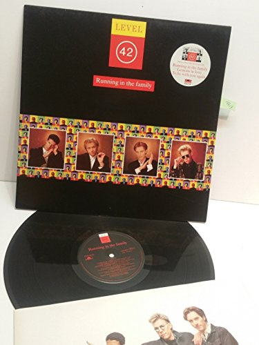LEVEL 42 running in the family POLH42 VINYL LP
