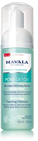 Mavala - Schiuma detergente per il viso purificante - Con epilobo alpino e acqua di amamelide - Pelle soggetta alle imperfezioni