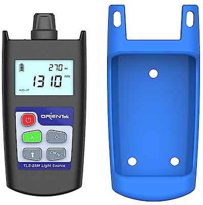Orientek T15M Optical Light Source SM 1310/1550nm Mini Fiber Optic Power Meter Fiber Optic Light Source