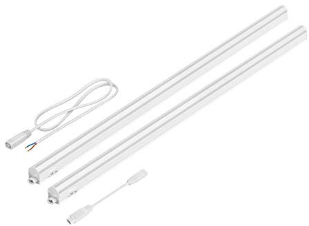 Parlat Apparecchi LED sottopensile Rigel, 87,3 cm ciascuno (bianco, 21,22W, 1118lm, 130° ciascuno) Set di 2