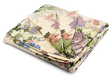 HomeLife Telo Copridivano Fiori Colorati [260X280] Made in Italy | Telo Copritutto ideale come Copriletto Matrimoniale Cotone/Coperta Matrimoniale Leggera | Plaid per Divano Letto Matrimoniale