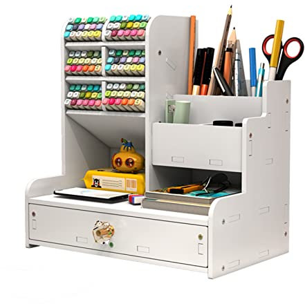 DIY-Schreibtisch Organizer-Stiftehalter,multifunktionaler, geeignet für Zuhause,Büro und Schule, Desk Organizer (PB17)