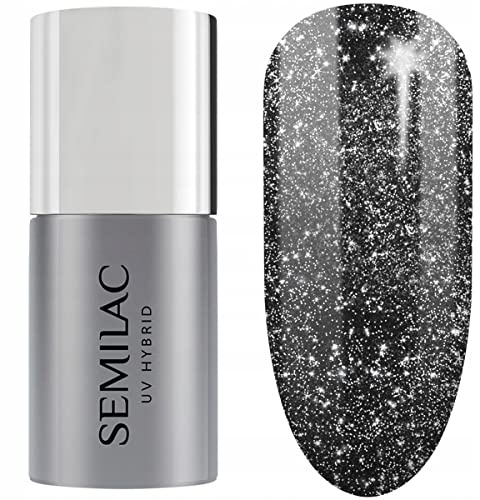 Semilac UV Esmalte de uñas Hybrid T21 Top Flash ON 7 ml
