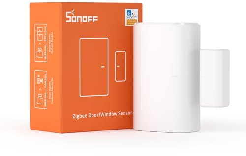 SONOFF SNZB-04P Sensore per porte e finestre Zigbee, sistema di allarme intelligente per porte e finestre,richiede Zigbee Hub,compatibile con Alexa e Google Assistant，scene intelligenti