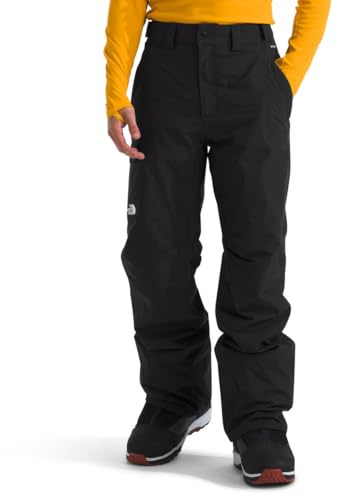 The North Face Men's Freedom Insulated Pant | Waterproof Snow Pants for Ski & Snowboard, Ankle Gaiters, Adjustable Waist, Secure Zip Pockets, TNF Black-NPF, X-Large Regular