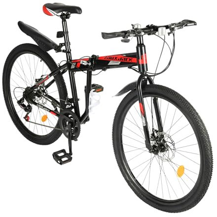 Klapprad Fahrrad Mountainbike Klappfahrrad Bike Erwachsener Tourenrad Teenager Unisex MäNnlich MäDchen Jungen Schaltung Mtb Mountain Geschwindigkeits FahrräDer FüR Herren Und Damen 26Zoll 21Gang