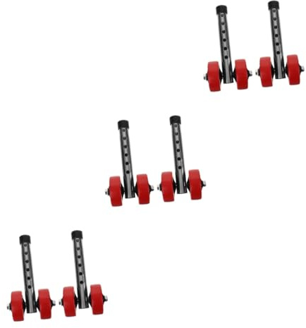 Healeved 3paare Ersatzräder Für Gehhilfen Leise Langlebige Vorderräder Für Rollatoren Kompatibel Mit Standard-gehhilfen Einfache Installation Stabil Und Benutzerfreundlich