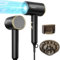 Dekuri Ionic Hair Dryer, 1800W Powerful & Fast Drying, Ultra-Lightweight 330g, 2 Speeds & 3 Heat Settings, with Diffuser & Concentrator – Salon-Quality Hairdryer for Women & Men - Gold