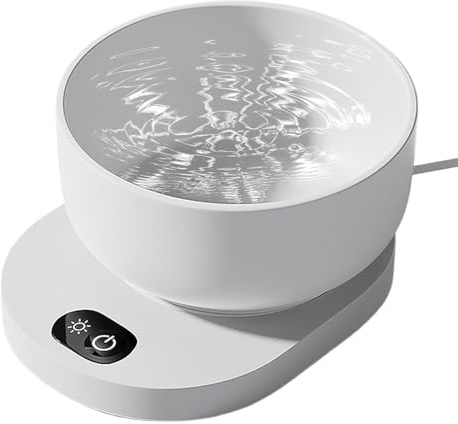 yztju Beheizter Wassernapf für Katzen, beheizter Futternapf - Light Weight Keramiknapf - Winter-Haustier-Tränke mit beheiztem Warmwasser, 35 °C, für den Außenbereich im Winter