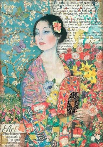WDZFF Puzzle 1000 Stück - Klimts Reteo Kunst Ölgemälde Plakat - Wand Kunst Dekoration - Erwachsene Familie Stress Relief Puzzle Spielzeugs - Puzzles Für Ältere Erwachsene Xa450Wp