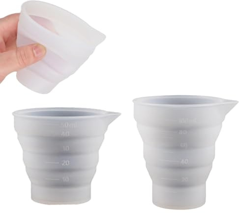 Lot de 2 boules doseuses pliables pour détergent liquide avec graduations