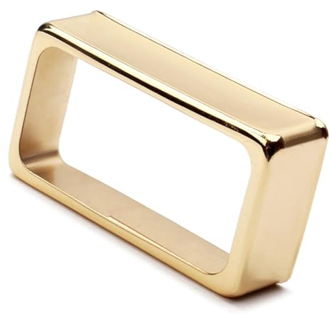 Toddmomy Muse Open Style Metall Tonabnehmerabdeckung Humbucker Pickup Cover für E-gitarre Goldfarbene Ersatzabdeckung Kompatibel mit Gb312c