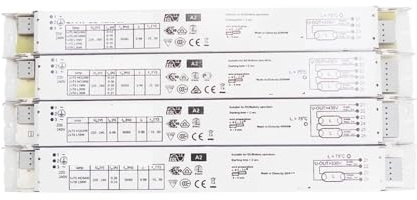 JASMKLX QT-FIT 1x54-58 balasto T5/T8 lámpara Fluorescente balasto Tubo de lámpara balasto electrónico 18W/24W/36W