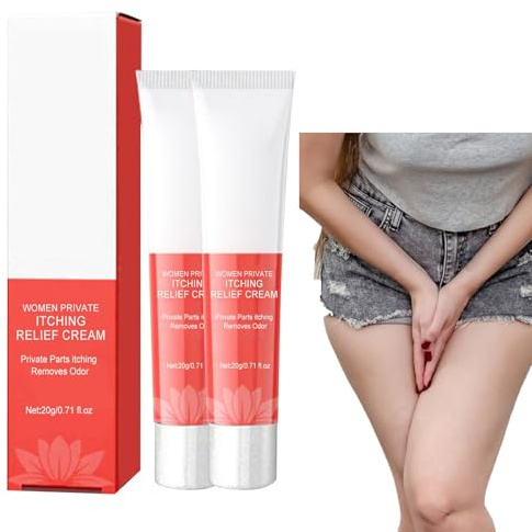 Kortisonsalbe Für Intimbereich, Antimykotika Creme, Beruhigende Und Erfrischende Anti Juckreiz Creme, Juckreizlinderung Zur Linderung Von Trockenheit, Brennender Rötung (2PCS)