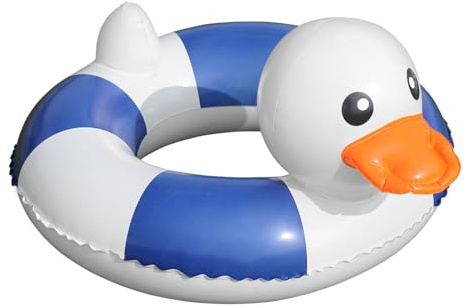 Simring för spädbarn – uppblåsbar simring av PVC, 70 x 58 x 33 cm, retro form, barnsimma träningsringar | för pool, fest, badtid, simglädje, sommarvattenaktiviteter