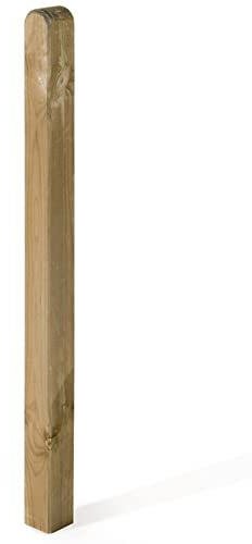 VERDELOOK Maremma, Recinzione componibile in Legno impregnato, Composto da staccionata, cancello e piantoni