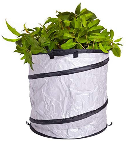 Fuxtec FX-GB085 Sacco per rifiuti da Giardino da 85 Litri, Borsa Pieghevole Robusto Impermeabile per Le Foglie, rifiuti da Giardino