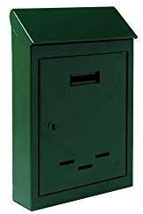 Vigor Boîte à lettres en tôle n° 3, gris, 20 x 6 x 30 cm