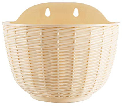 TXXM Macetas, Jardín Macetas de cucharas Colgantes plantador Colgante, Colgante de la Pared Interior de la Flor Libre de Perforación Colgar de la Pared Tiesto (Color : Beige, Size : M)