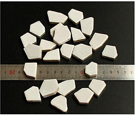 LUOSHUAI Tesselles mosaique Carreaux de mosaïque 100g en céramique pour Artisanat de mosaïque de Forme de Goutte irrégulière Mosaique Verre (Color : H)