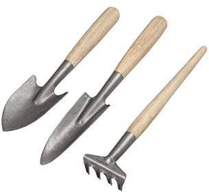 Darlac Bamboo Mini Essentials Tools Set - For Herbs, Bonsai & Indoor Pot Plants