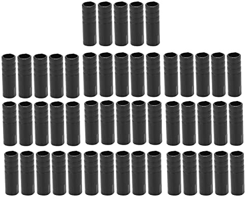Embouts de câble de changement de vitesse, 50 pièces 5 mm boîtier de câble de frein de vélo embouts de virole dérailleur embouts de fil de câble de changement de vitesse