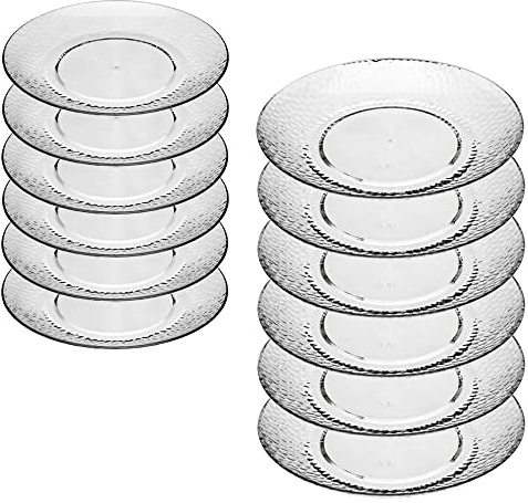 WELL HOME MOBILIARIO & DECORACIÓN WellHome Set of Dessert Plates D.21 cm and D.27 cm Dinner Plates.