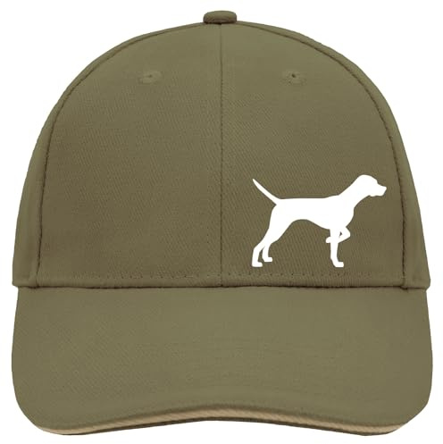 Huuraa Cappy Mütze English Pointer Silhouette Geschenk | Baseballkappe Basecap Kappe Geschenkidee Unisex Baseball Cap