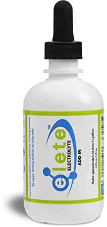 elete Electrolyte Add-in Hydration Drops | Sodium, Magnesium, Potassium & Trace Minerals | Unflavored, All Natural | Leg & Muscle Cramp Relief | Transform Any Drink into a Sports Drink, 4 Ounce