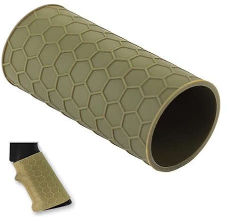 ACEXIER Anti-Rutsch-Deckel-Kupplung Universelle Taktische Jagd-Gummiabdeckung Handgriff-Handschuhhülle für G1ock-Griff