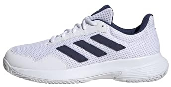 adidas Unisex Court Spec 2 Tennis Shoes, Cloud White/Dark Blue/Cloud White, 40 2/3 EU