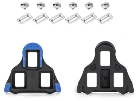 HOUSON Fahrrad Cleats, Fahrrad Schuhplatten Radfahren Rennrad Schuhplatten Set kompatibel mit SPD (SH-10/SH-11/SH-12) Cleats System 2°