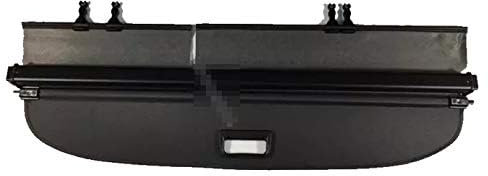 WHLXQ Auto Hintere Kofferraum Hutablage FüR VW Tiguan 2017-2019 Einziehbare Trunk Cargo Abdeckung Schattenschutz PrivatsphäRe,B/Black