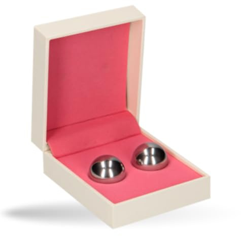 Liebeskugeln aus Metall im Set 28g, 44g, 64g, 87g - Beckenbodentraining für Frauen - Perfekt für die Vaginaverengung (1er Set)