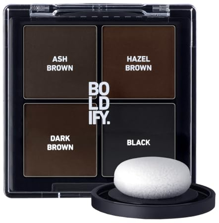 BOLDIFY Hairline Powder Color Sample Kit - Root Touch Up Hair Color for Gray Coverage - Bald Spot Concealing Hair Powder for Women & Men - 24-Hour Stain-Proof - Dark Browns + Black