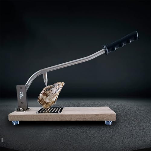 Couteau à huîtres portable, outil à hauteur réglable, ouvre-huîtres sans installation, couteau à huîtres en acier inoxydable domestique et commercial, pour restaurant, hôtel, barbecue, buffet